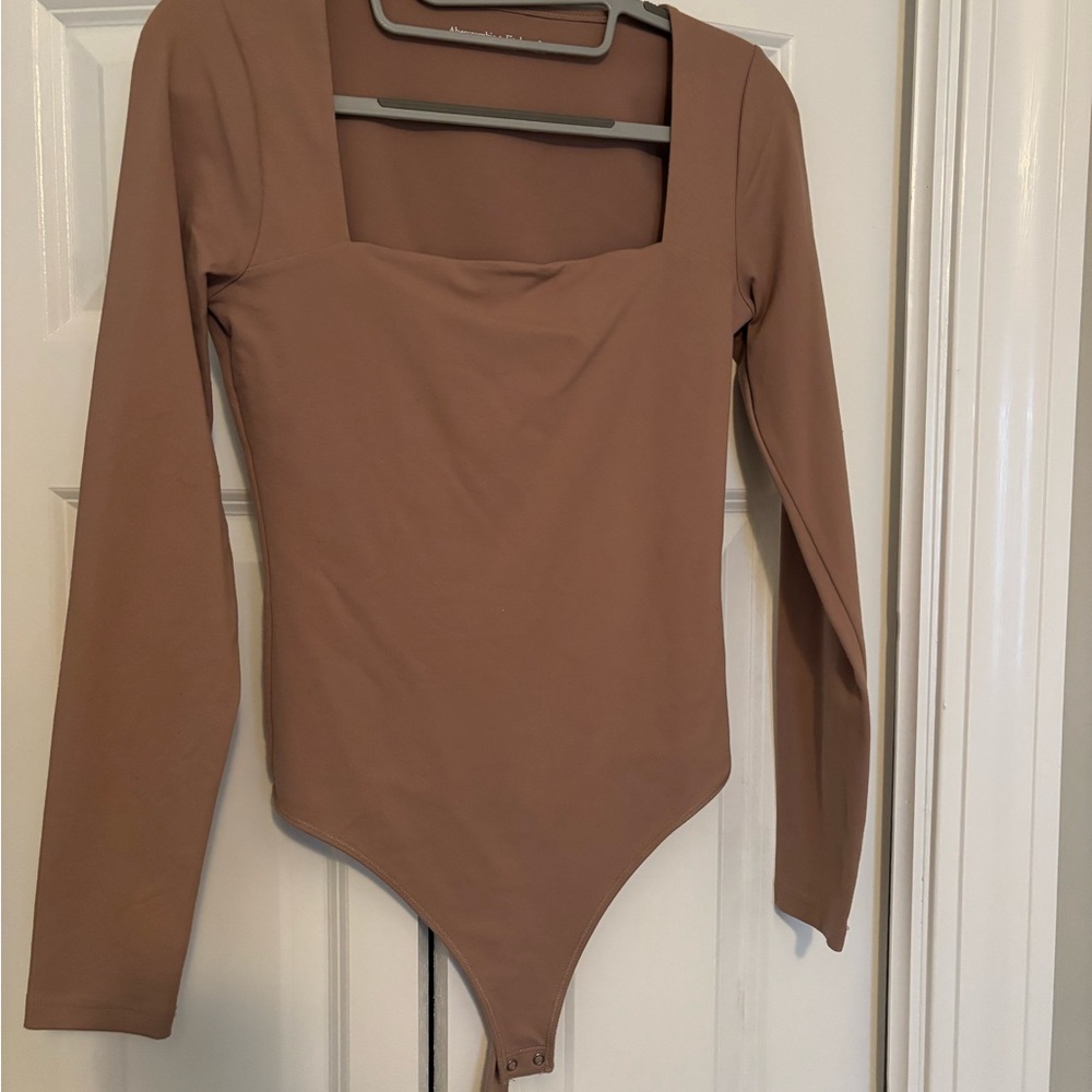 Brown Long Sleeve Bodysuit
